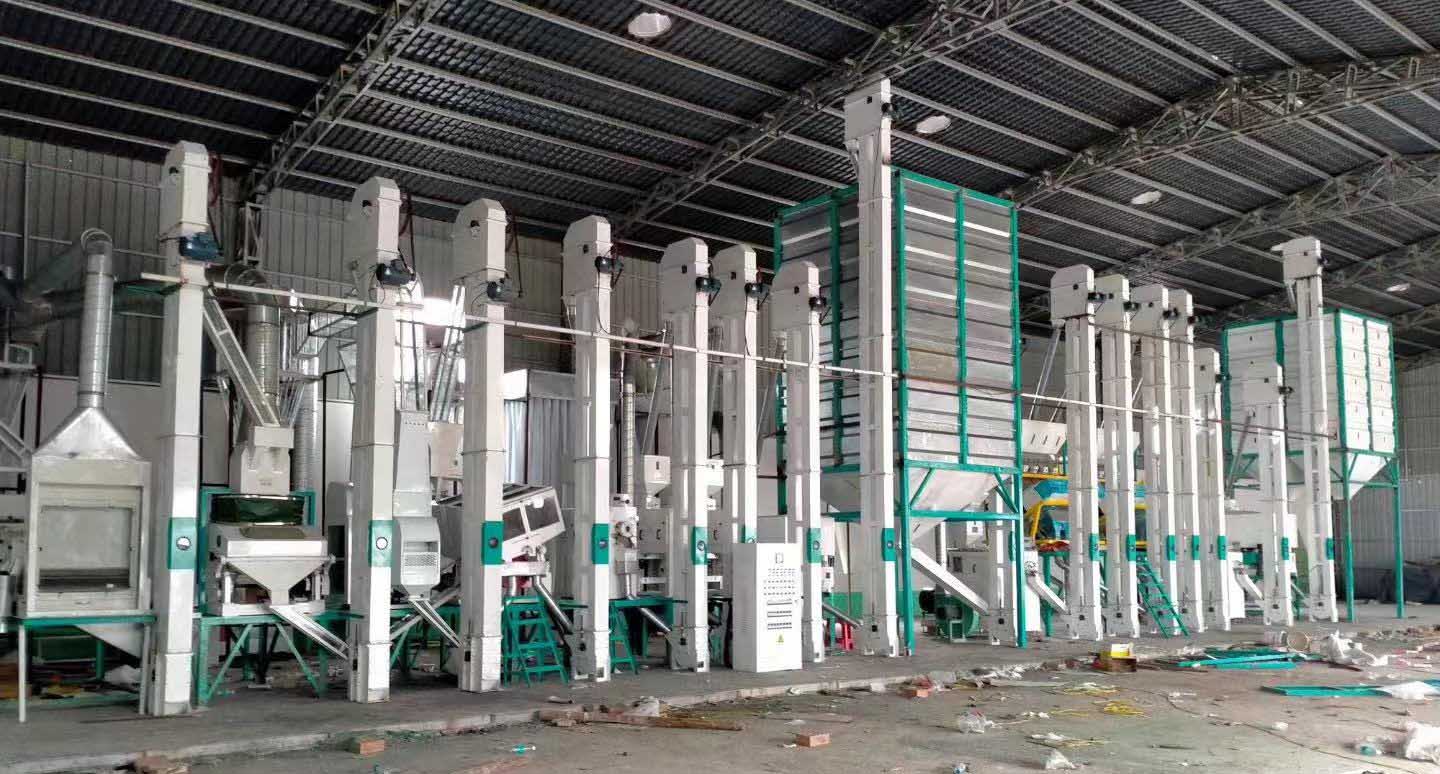 100TPD Rice Mill Plant in Indonesia